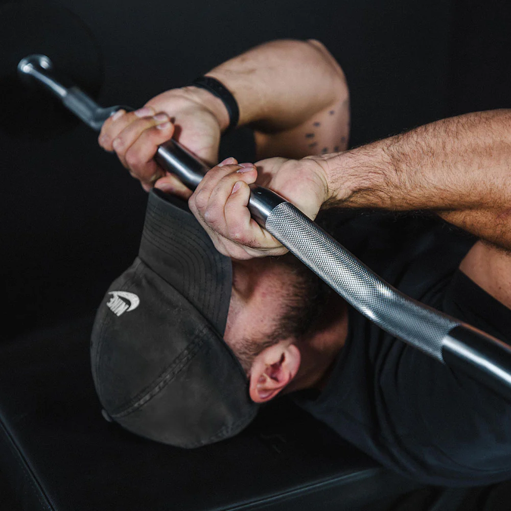 100 LB EZ Curl Fixed Urethane Barbell - Image 7