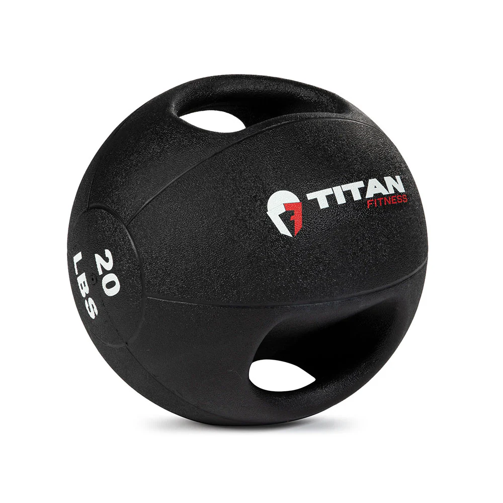 Scratch and Dent, 20 LB Dual Grip Medicine Ball