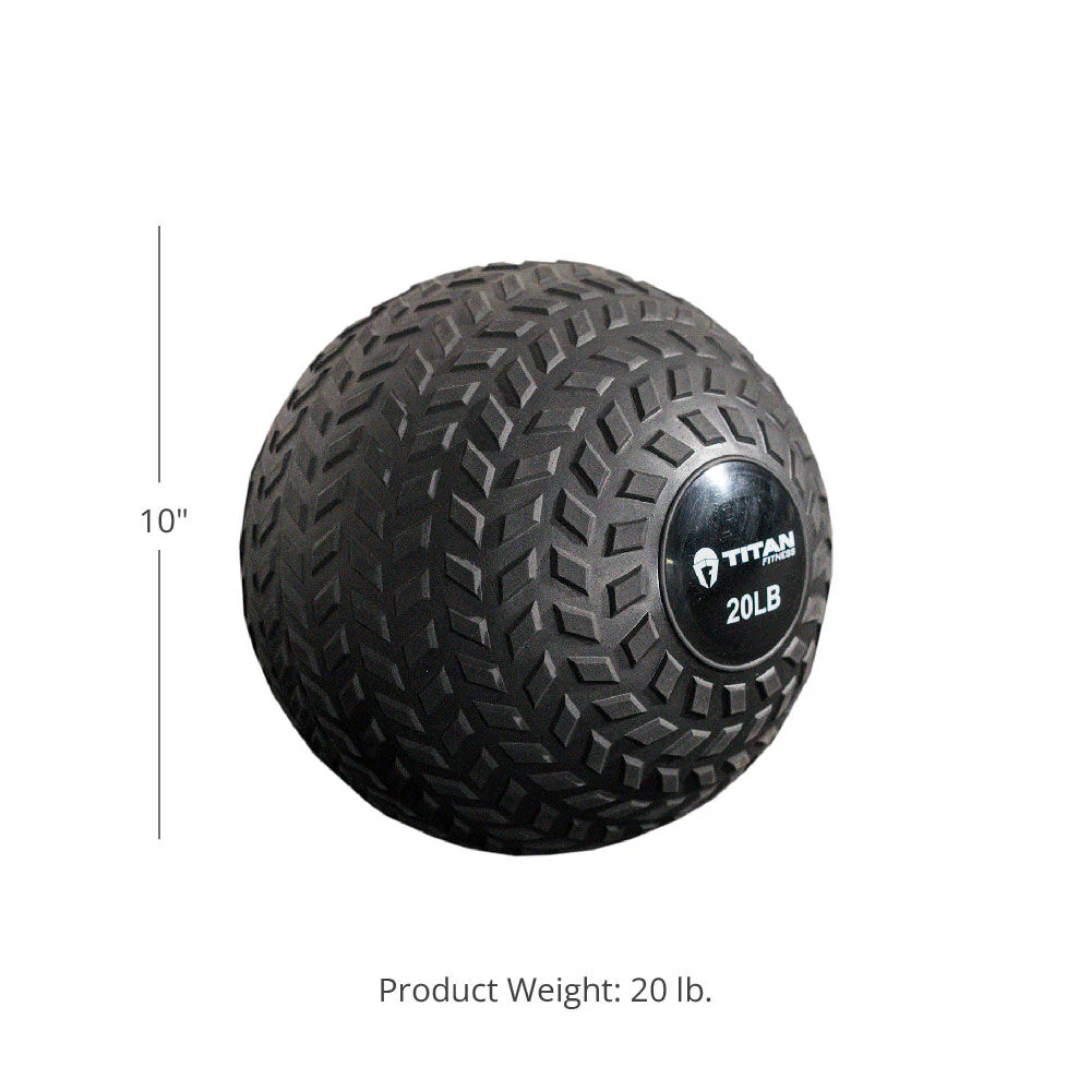 Scratch and Dent, 20 LB Rubber Tread Slam Ball - Image 9