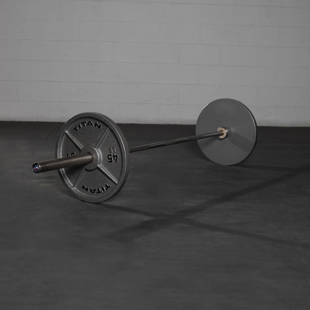 245 LB Set Cast Iron Olympic Plates - Image 2