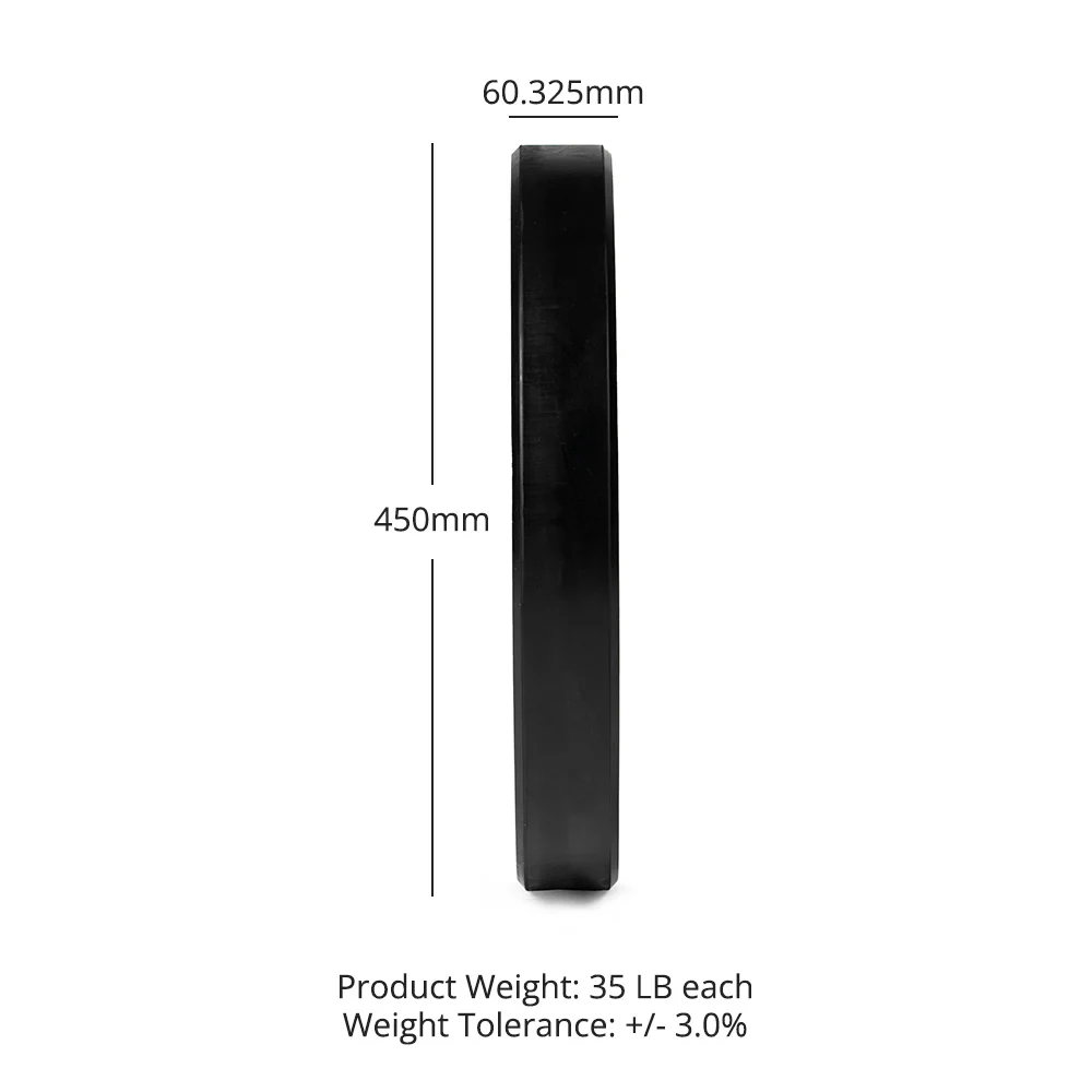 35 LB Single Economy Bumper Plate - Image 8
