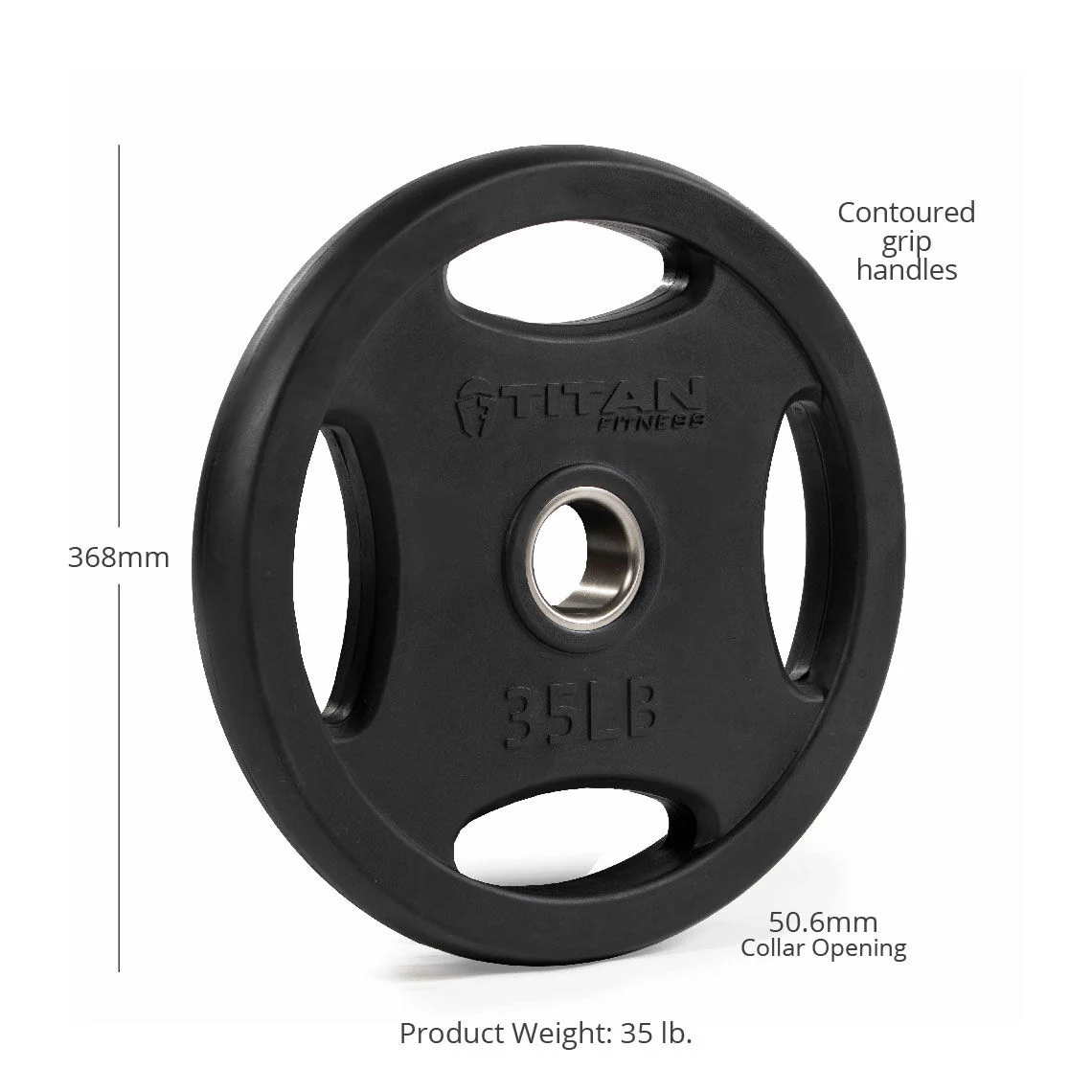 Scratch and Dent, 35 LB Single Grip Plate - Image 6