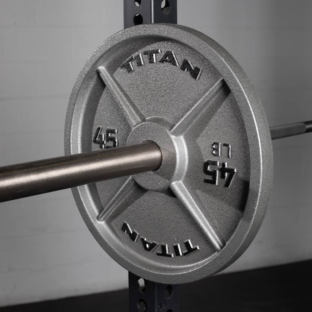 45 LB Single Cast Iron Olympic Plate - Image 3