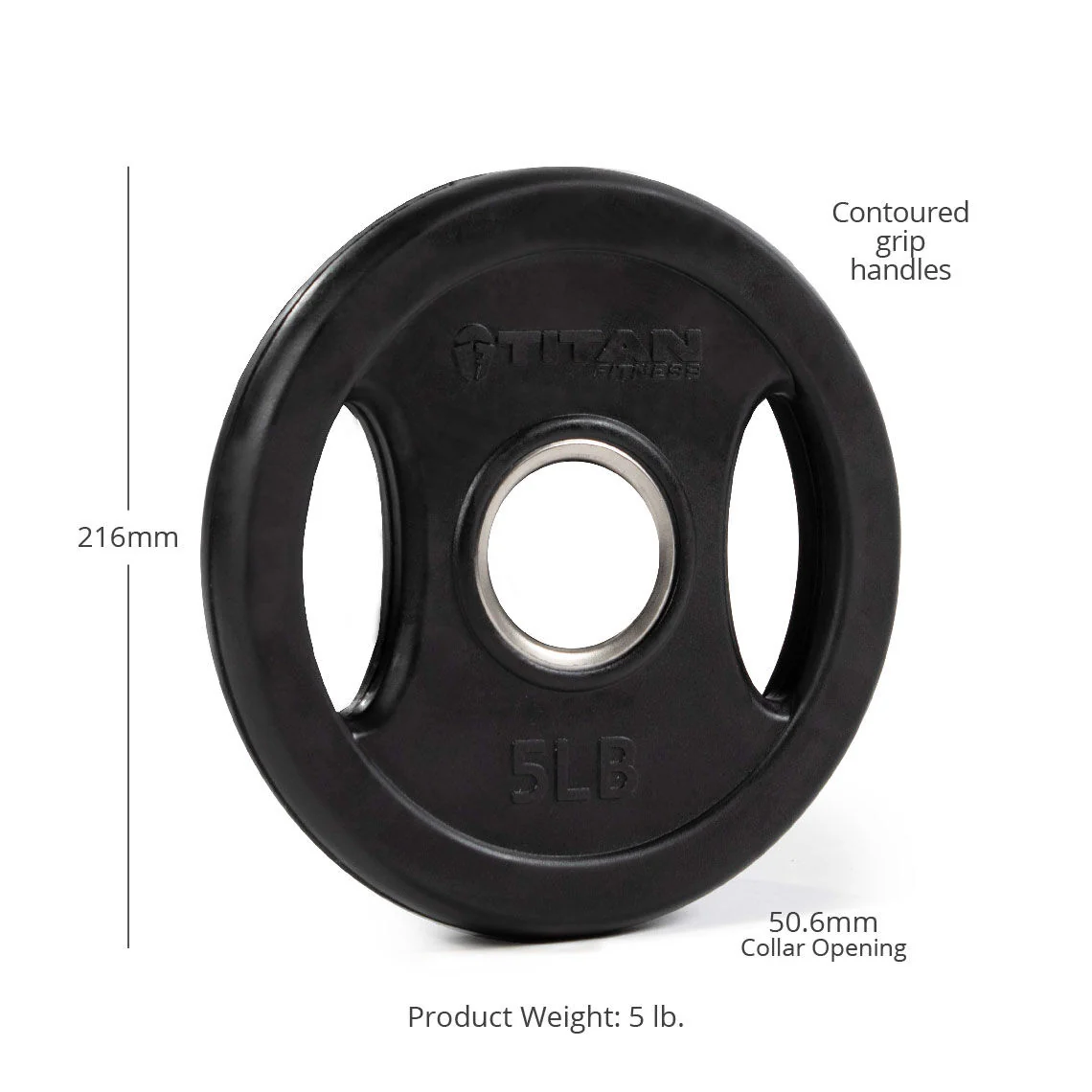 Scratch and Dent, 5 LB Pair Grip Plates - Image 6