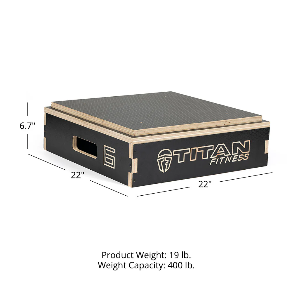 6" Stackable Wooden Plyo Box - Image 8