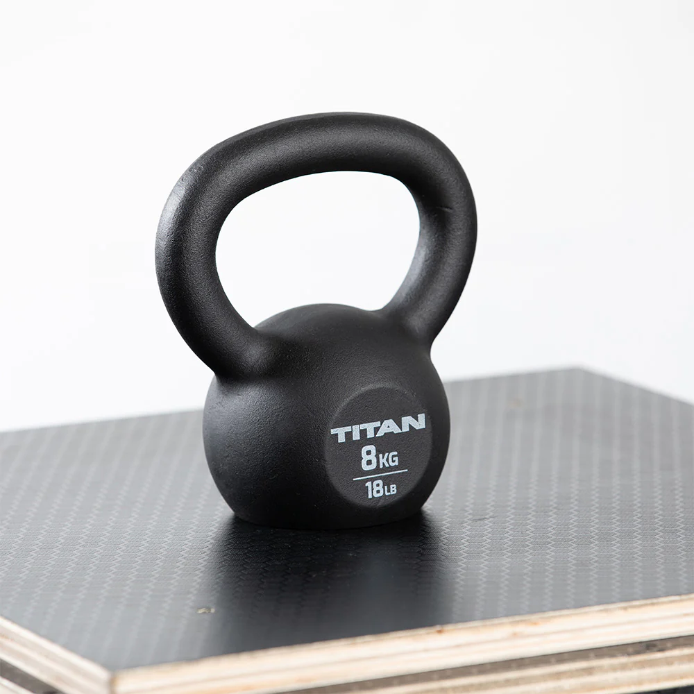 Scratch and Dent, 8 KG Cast Iron Kettlebell - Image 2
