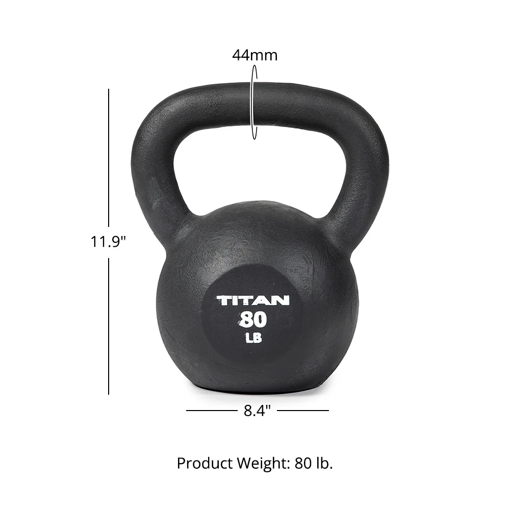 80 LB Cast Iron Kettlebell - Image 6