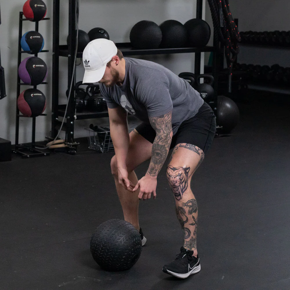 90 LB Rubber Tread Slam Ball - Image 7