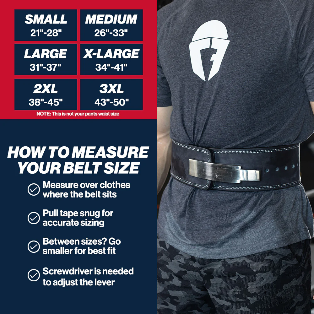 Scratch and Dent, 3XL Powerlifting Lever Belt - Image 9