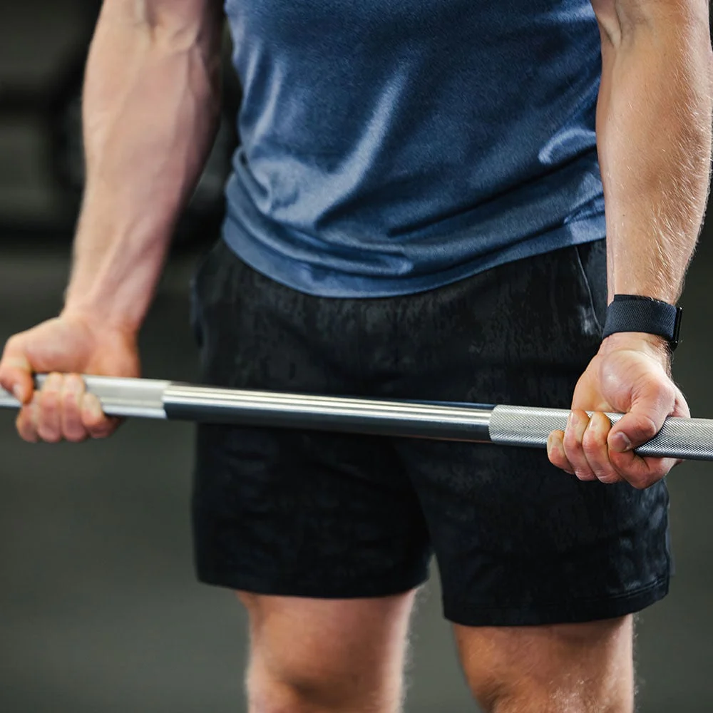 100 LB Straight Fixed Urethane Barbell - Image 5