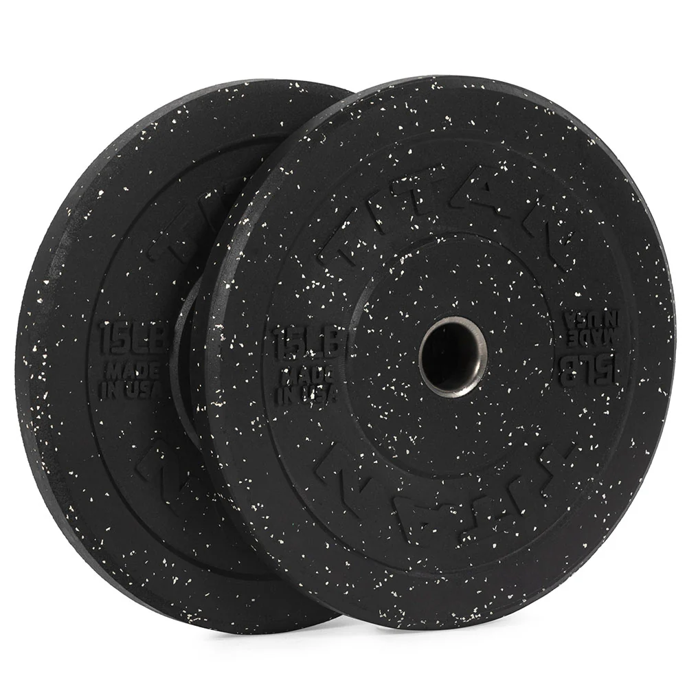 15 LB Pair Crumb Rubber Bumper Plates