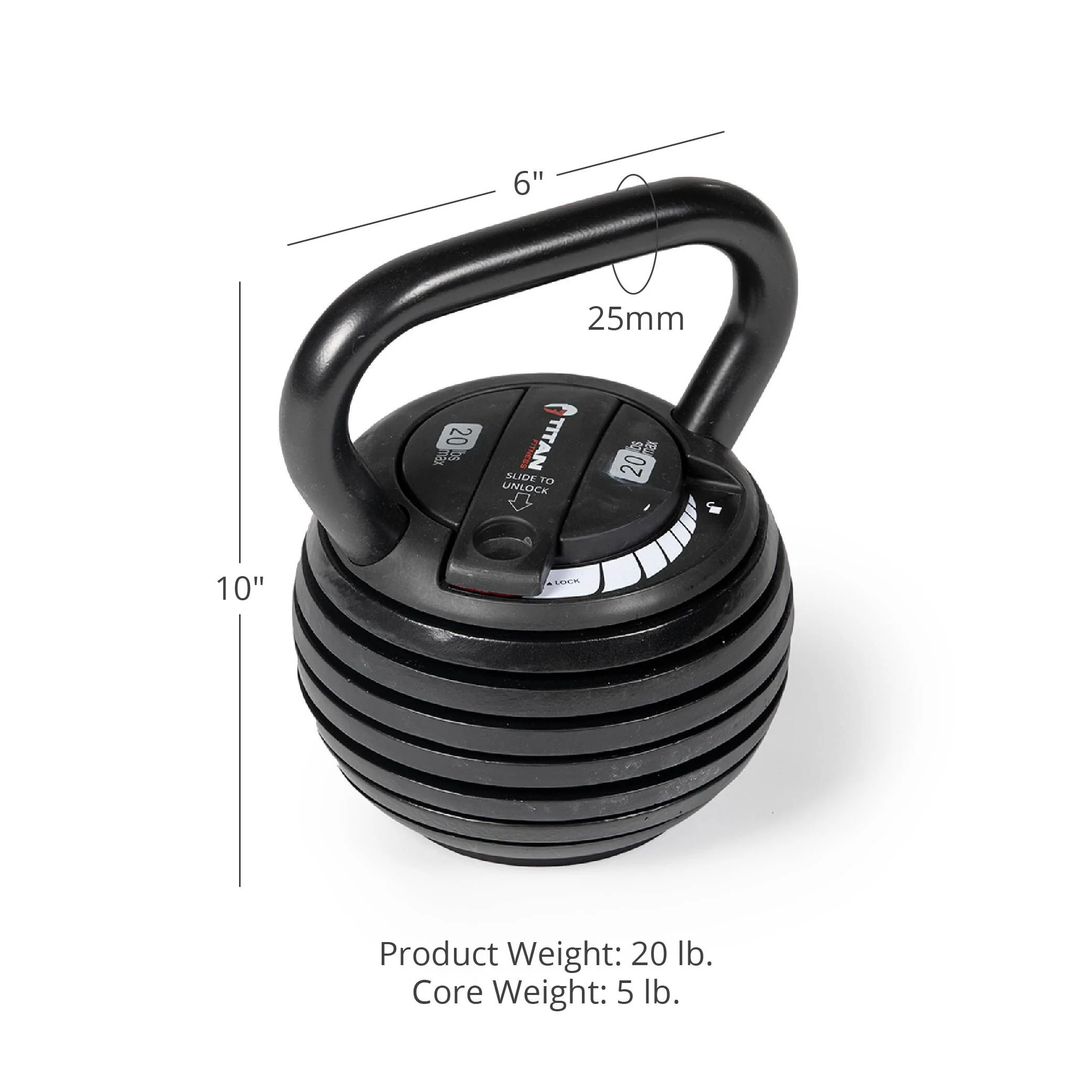 20 LB Adjustable Kettlebell - Image 11