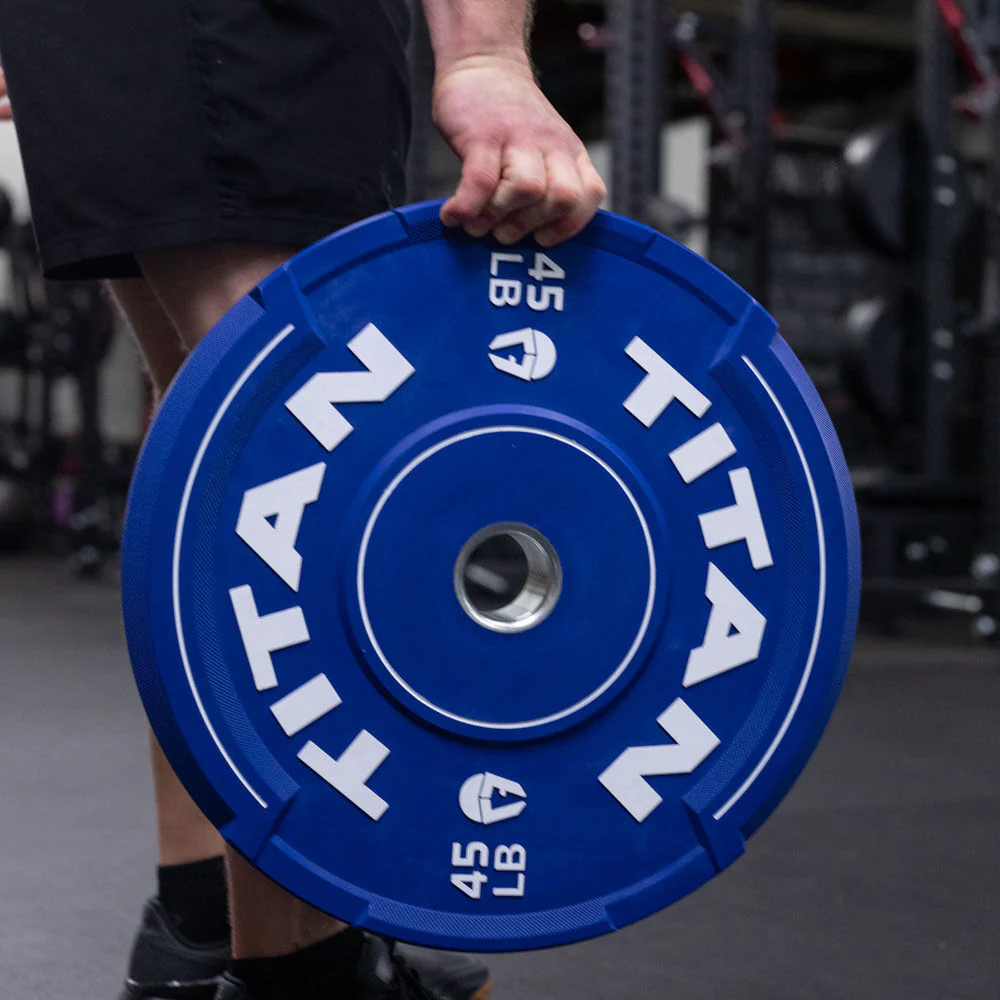 45 LB Single EZ-Grip Color Bumper Plate - Image 2