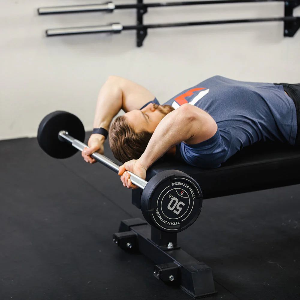 60 LB Straight Fixed Urethane Barbell - Image 2