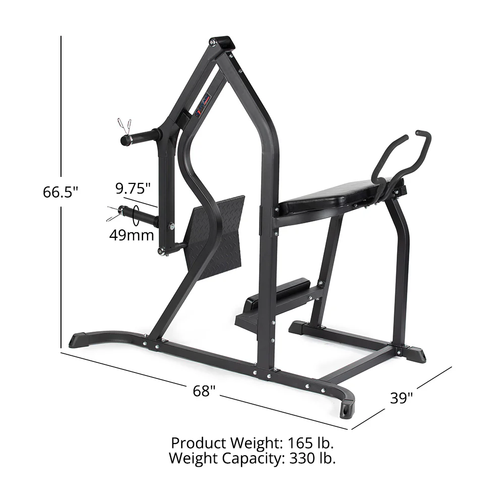 Plate-Loaded Kickback Glute Machine - Image 10