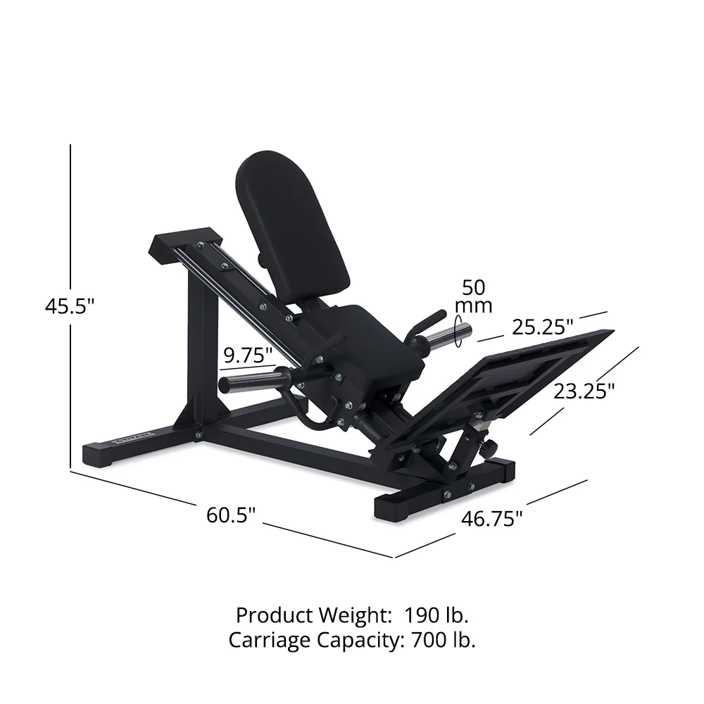 Plate-Loaded Linear Hack Squat Machine - Image 12