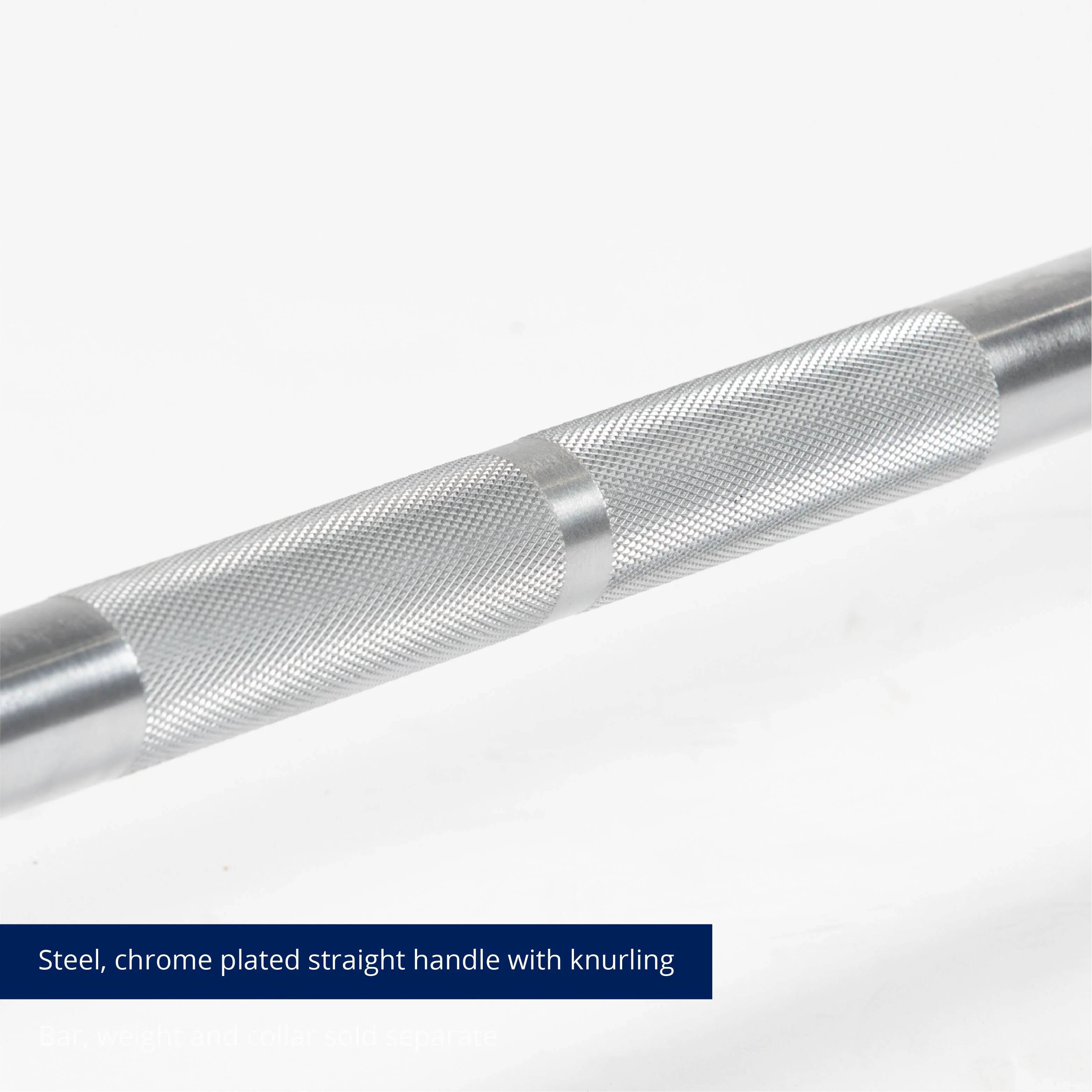 Scratch and Dent - Rubber Fixed Barbell | Straight | 40 LB - FINAL SALE - Image 4