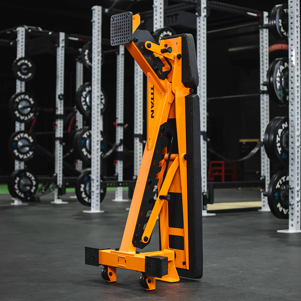 Scratch and Dent, TITAN Series Adjustable Bench | Orange - Image 11