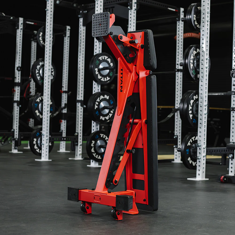 Scratch and Dent, TITAN Series Adjustable Bench | Red - Image 11