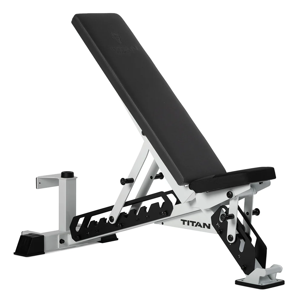 Scratch and Dent, TITAN Series Adjustable Bench | White