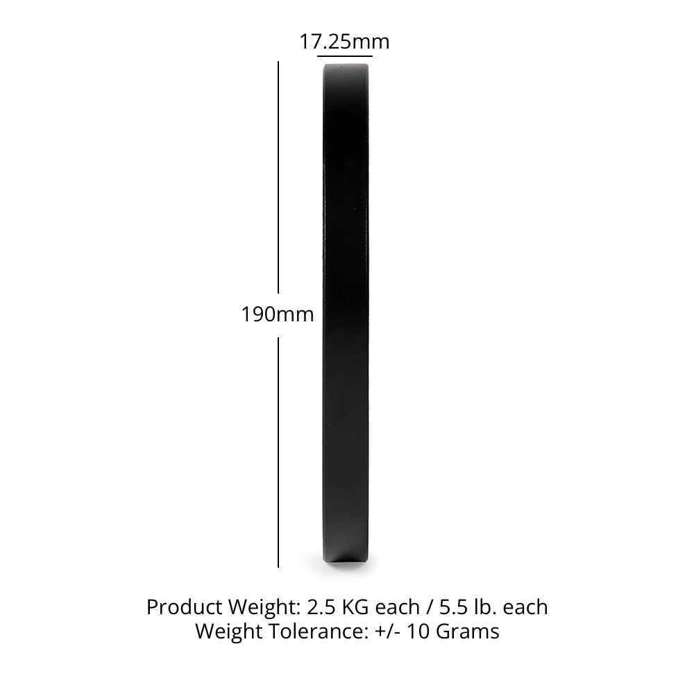 Scratch and Dent, 2.5 KG Pair Calibrated Steel Plates - Image 6