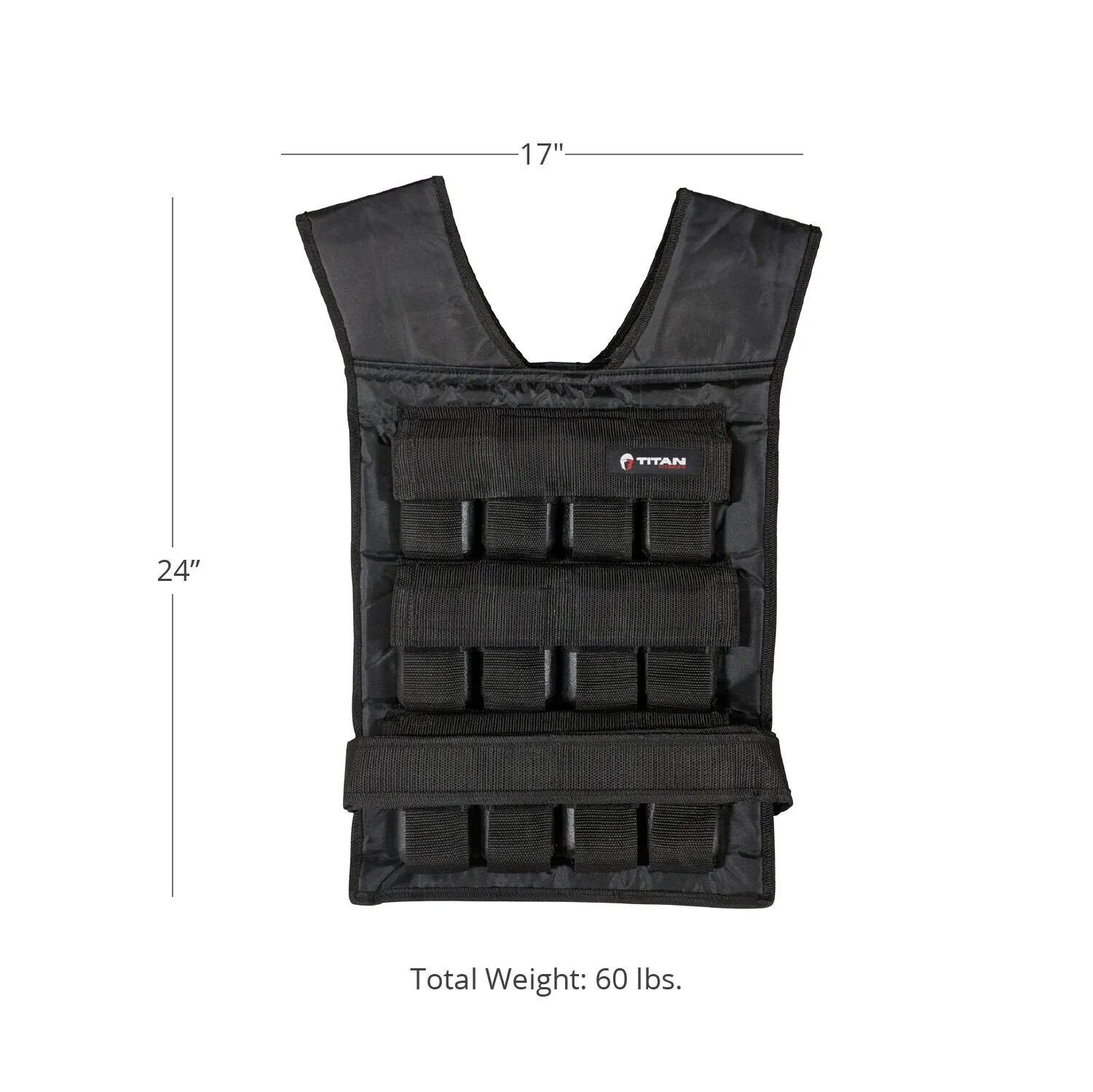 Scratch and Dent - Adjustable Weighted Vest 60 LB - FINAL SALE - Image 2