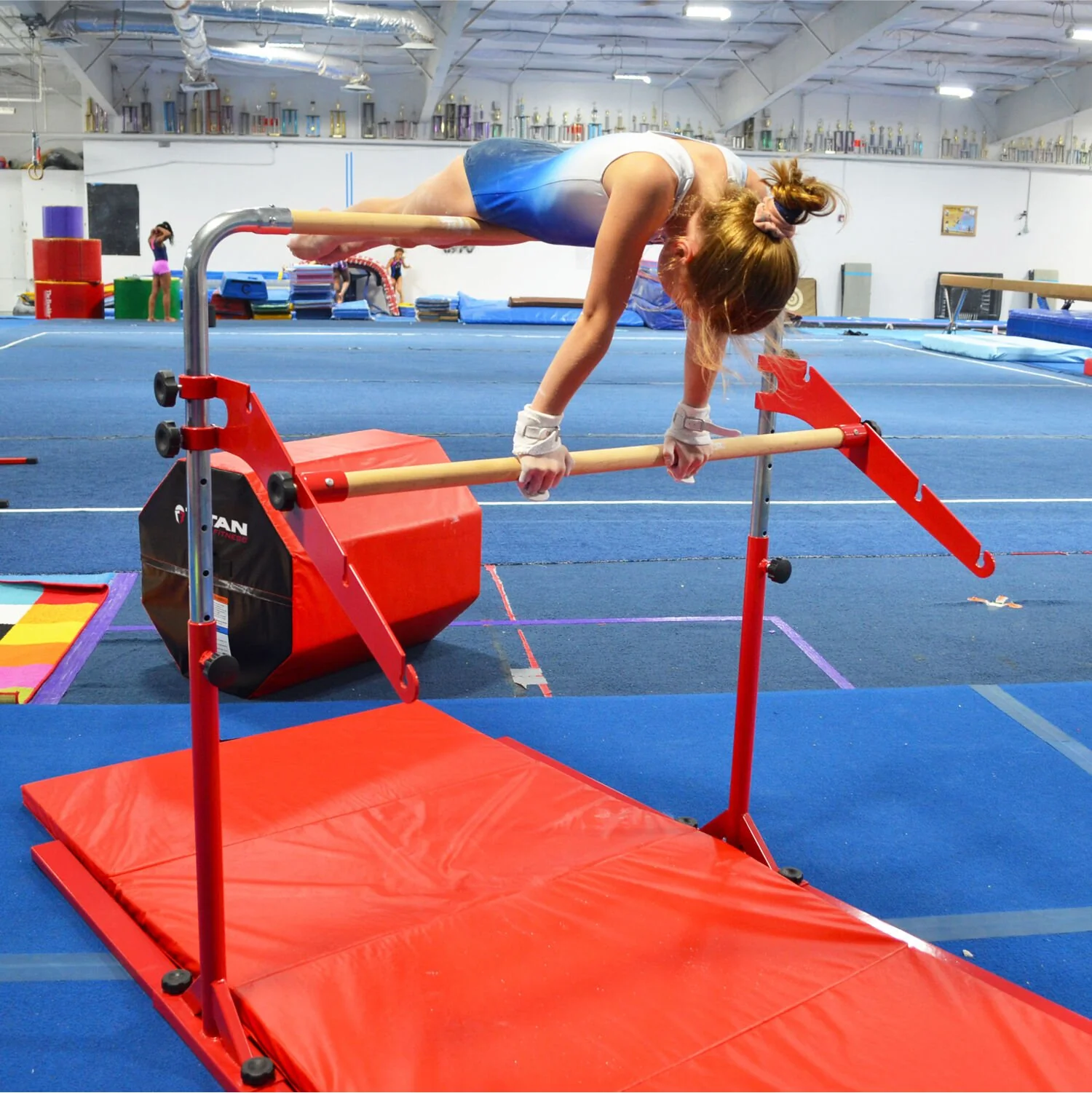 Scratch and Dent, Gymnastics Cast Trainer | Fits Heavy Duty Kip Bar - Image 6