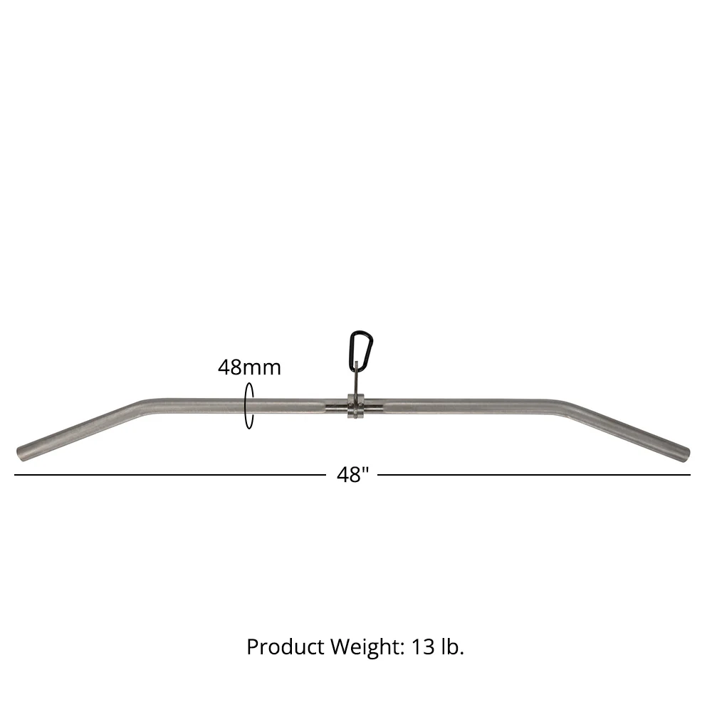 Scratch and Dent, 48" Stainless Steel Lat Bar - Image 6
