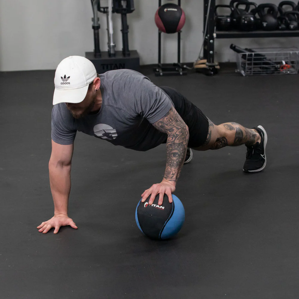 Scratch and Dent - Titan Fitness Weighted Medicine Ball 10LB - FINAL SALE - Image 8