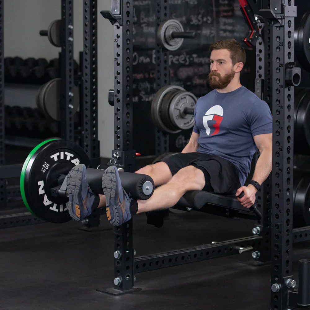 Scratch and Dent, TITAN Series Rack Mounted Leg Curl and Extension - Image 11