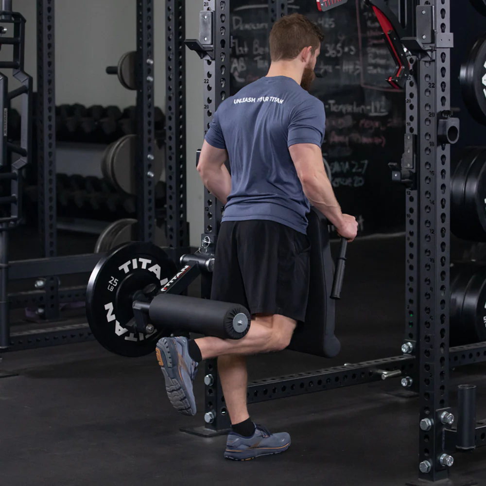 Scratch and Dent, TITAN Series Rack Mounted Leg Curl and Extension - Image 6