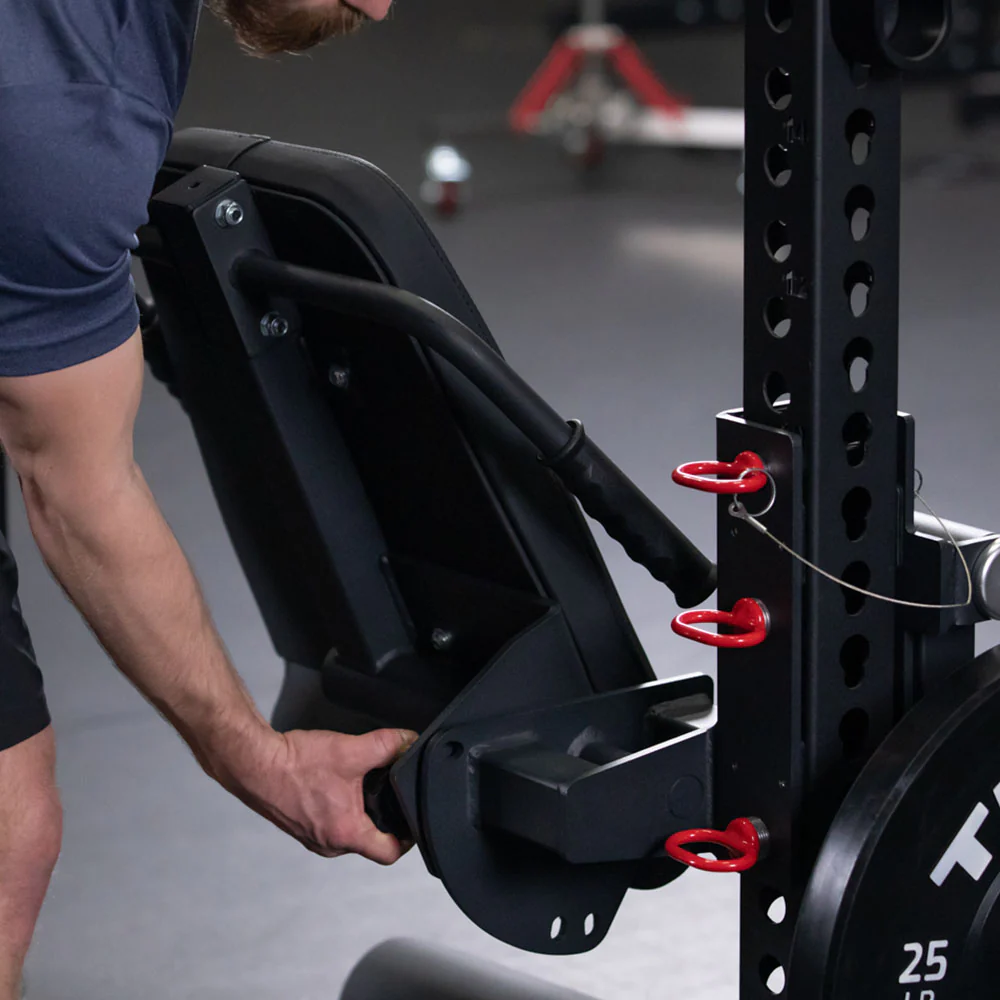Scratch and Dent, TITAN Series Rack Mounted Leg Curl and Extension - Image 7