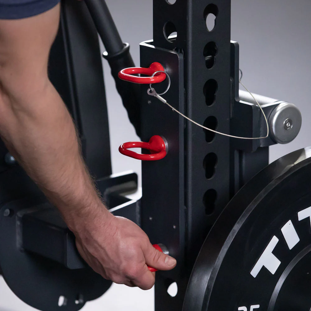 Scratch and Dent, TITAN Series Rack Mounted Leg Curl and Extension - Image 9