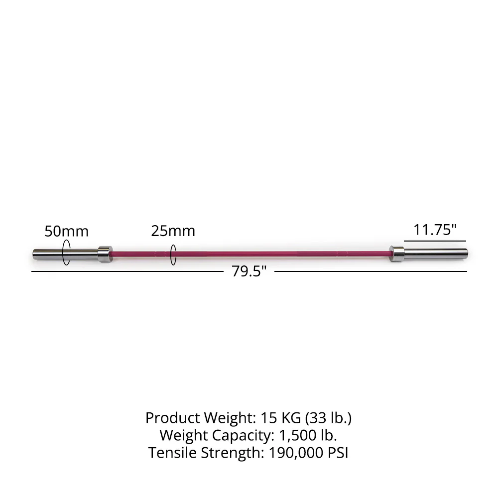 TITAN Series Women's Olympic Barbell - Image 20